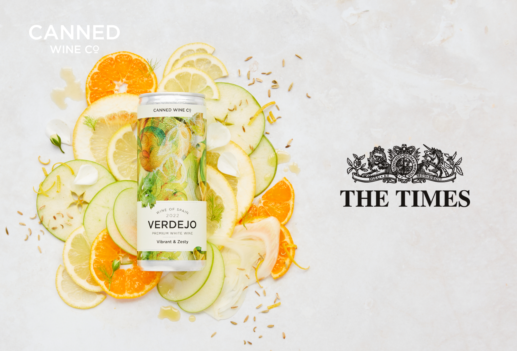Featured in The Times best cans of wine for summer!