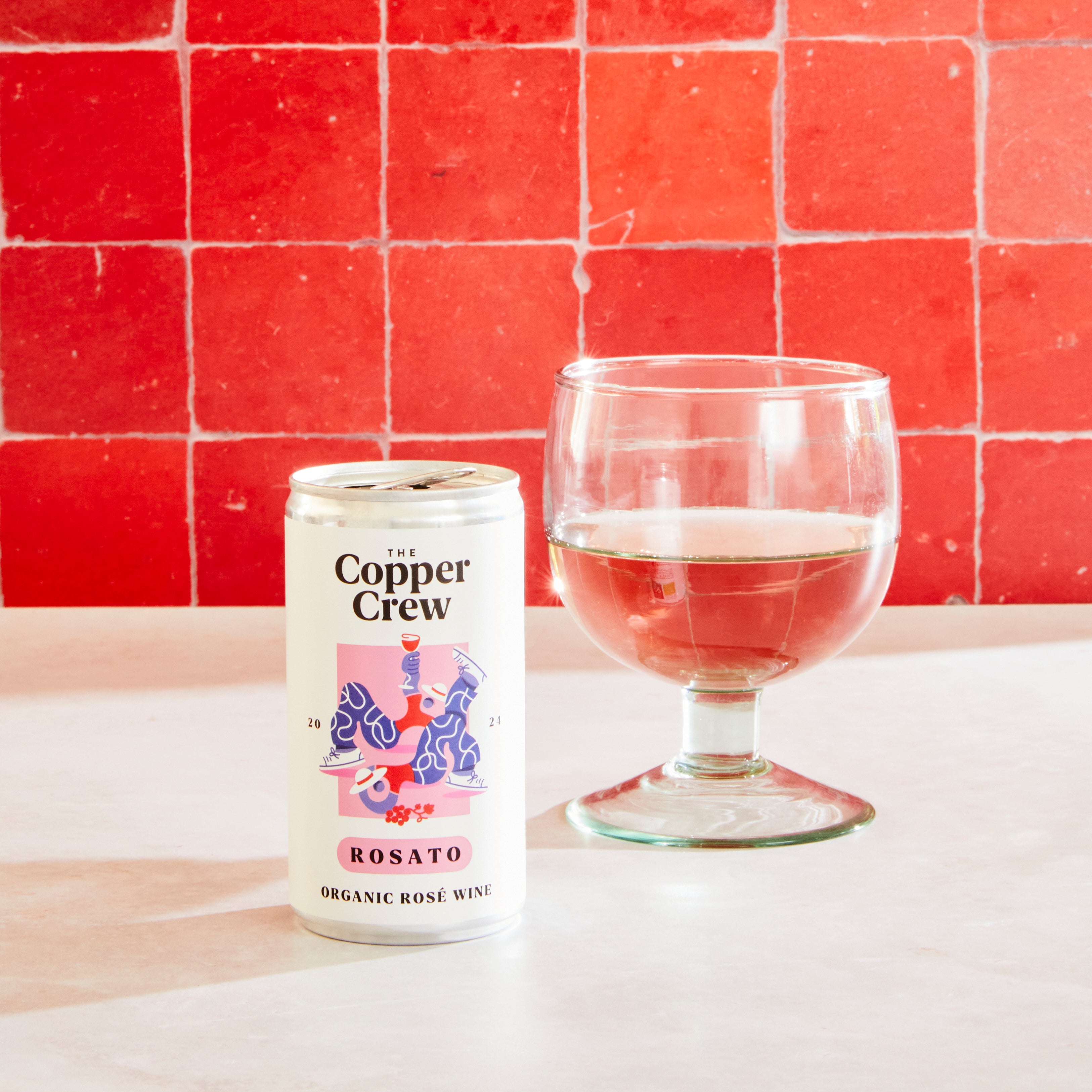 The Copper Crew - Rosato Organic Wine of Italy - 1x187ml Can