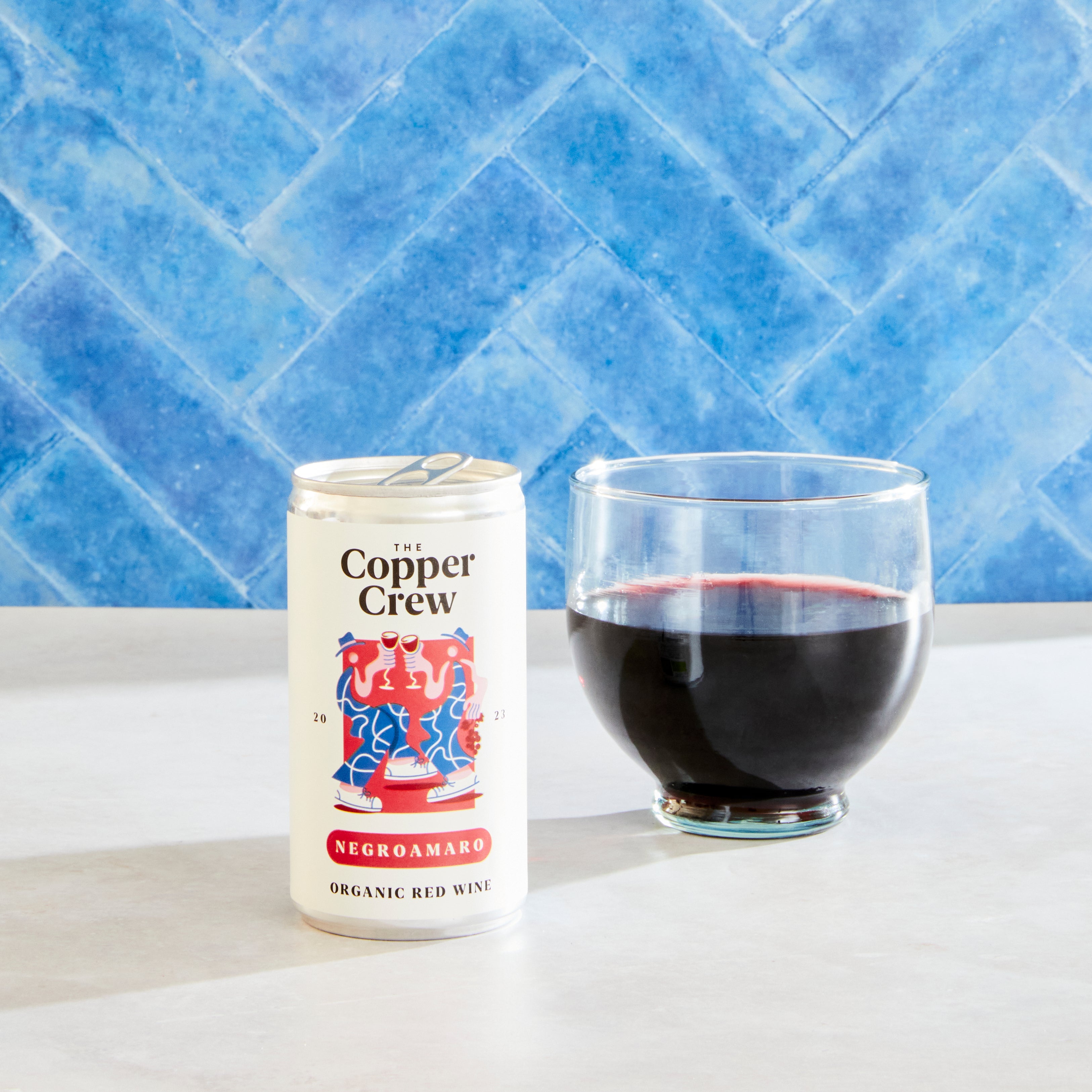 The Copper Crew - Negroamaro Organic Wine of Italy - 1x187ml Can