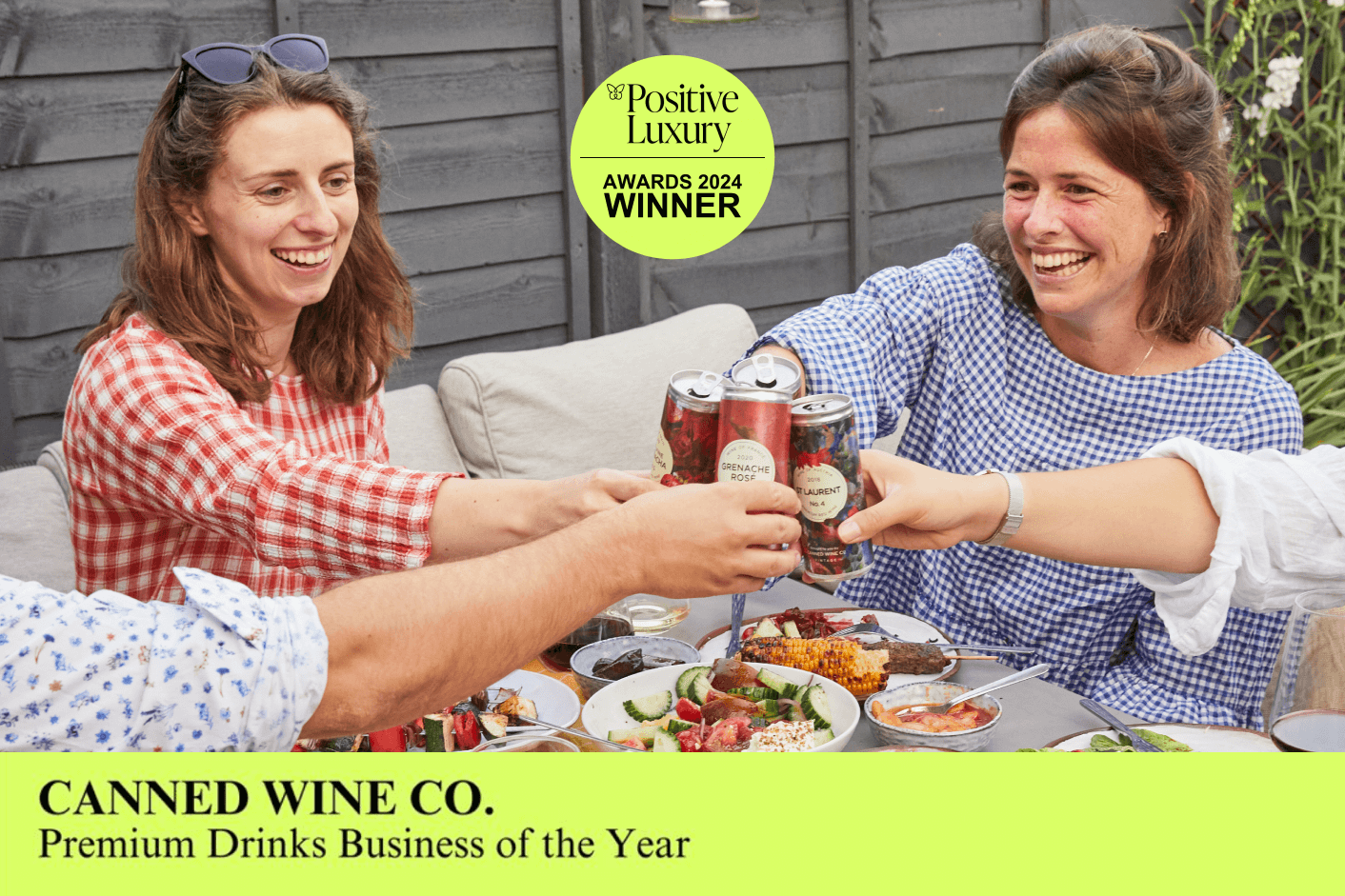 Canned Wine Co. wins Positive Luxury’s Premium Drinks Business of the Year!