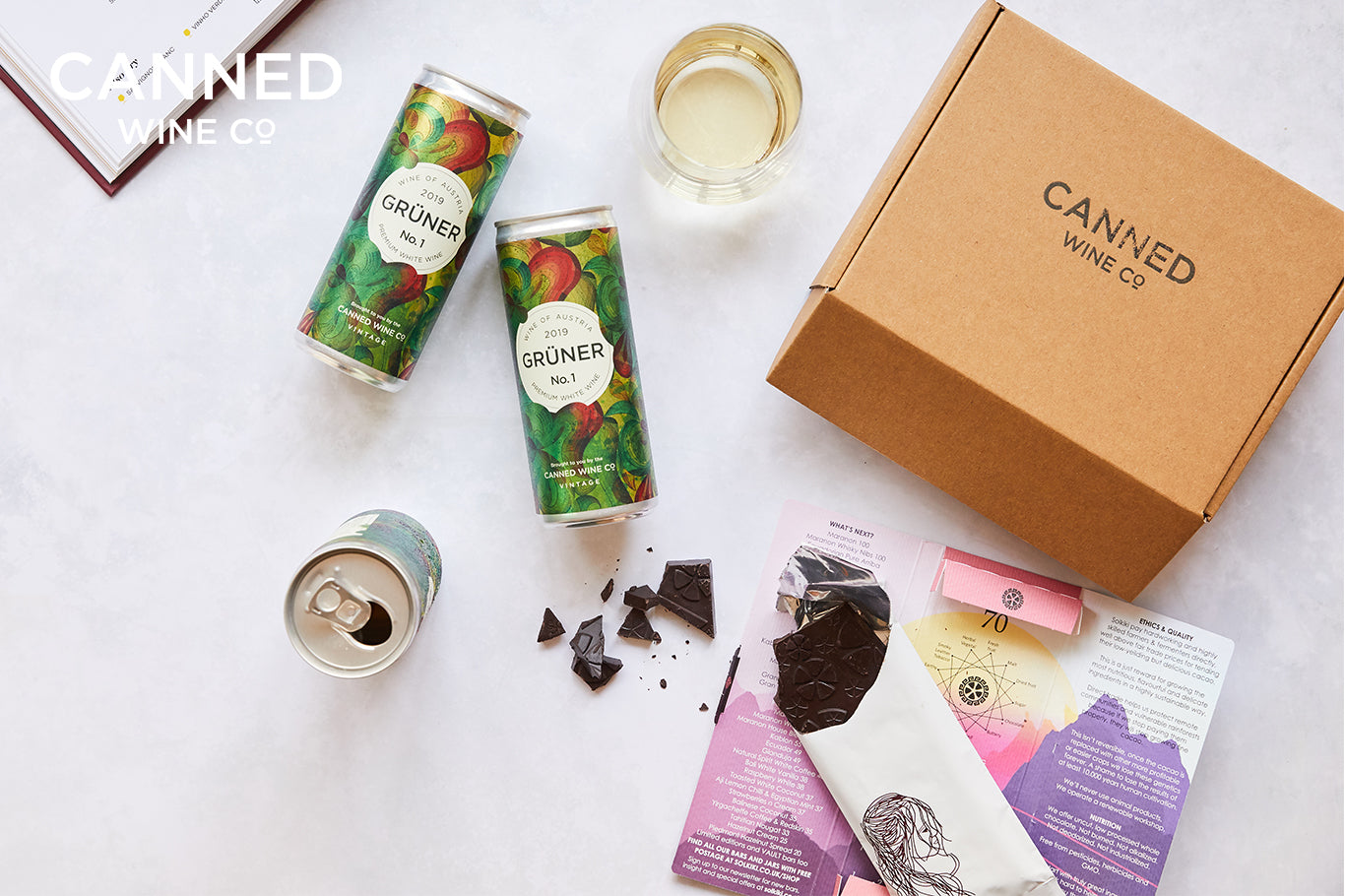 Discover the perfect canned wine and chocolate pairing